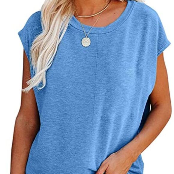ZIWOCH Womens-Tops Women's Summer Tank Tops Sleeveless-T Shirts - Picture 1 of 2